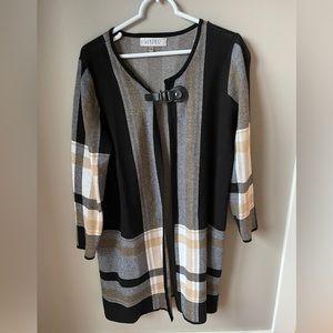 kasper plaid sweater